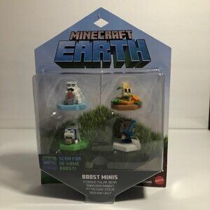 Minecraft Earth Boost Mini 4 pack NEW